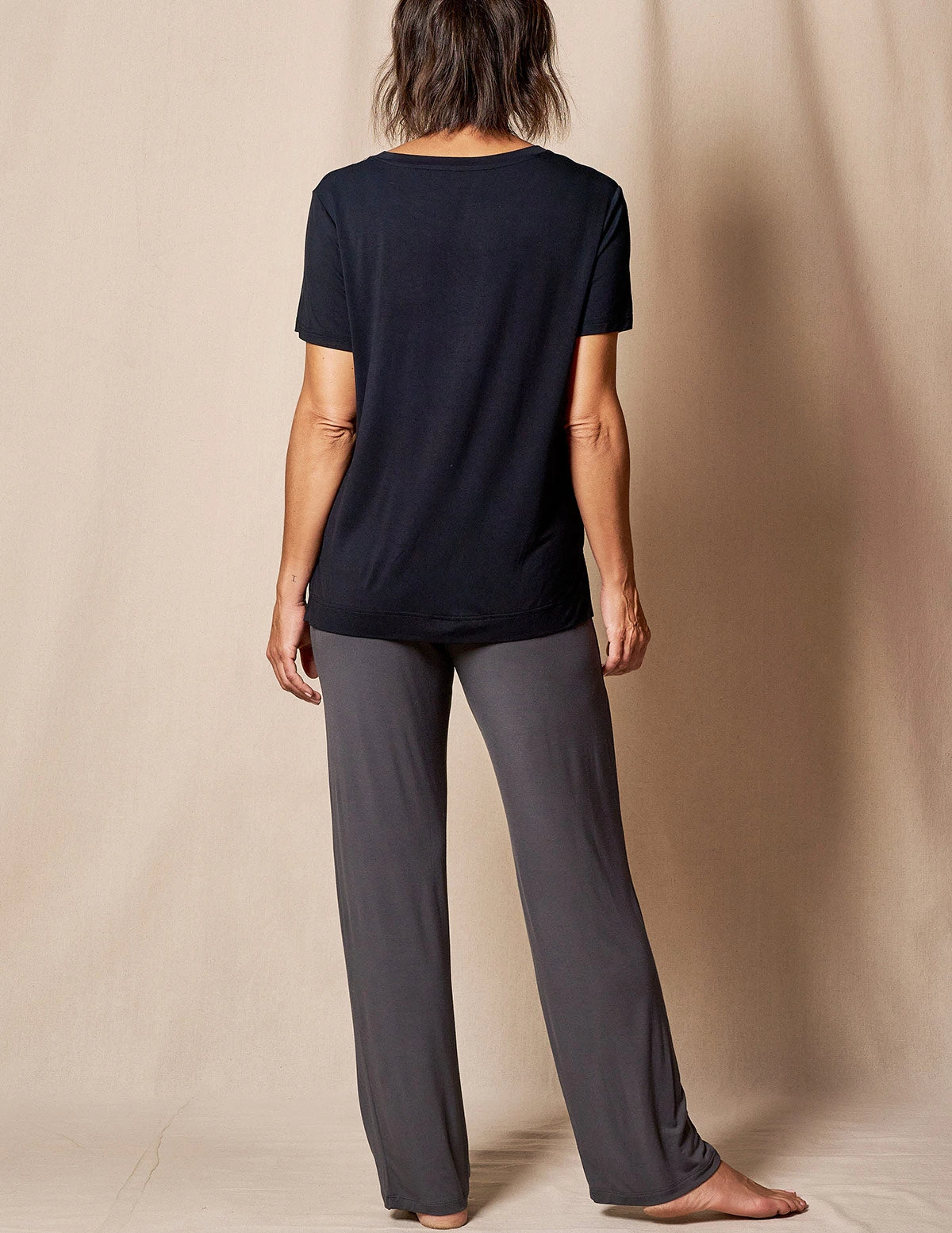 Bamboo Sleep Pants - Grey 3 Bamboo Sleep Pants - Grey - Image 2