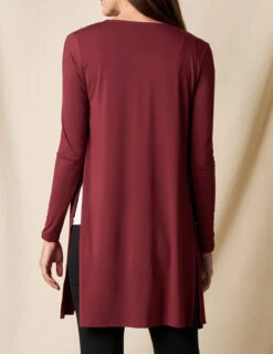 Bamboo Yoga Wrap - Cabernet -Tops & Tees Sale SO05 CAB 3