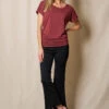Bamboo Ponte Knit Flare Pants - Black -Tops & Tees Sale SO93 BLA 7
