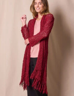 Handwoven Riva Knit Duster -Tops & Tees Sale Sivana02078279 W