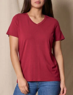 Bamboo / Organic Cotton V-Neck Tee 34 Bamboo / Organic Cotton V-Neck Tee -Tops & Tees Sale TL04 TDR