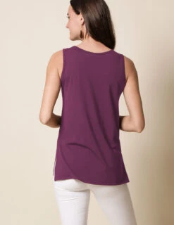Bamboo / Organic Cotton Boxy Tank -Tops & Tees Sale TL14 PLU 3