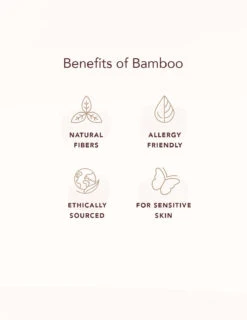 Bamboo / Organic Cotton Long Sleeve V-Neck Tee - Soft White -Tops & Tees Sale bamboobenefits3 1c0b9a82 a291 4445 ab9e 9d7bb0019323