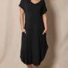 Bamboo Sleep Dress - Black -Tops & Tees Sale dress1