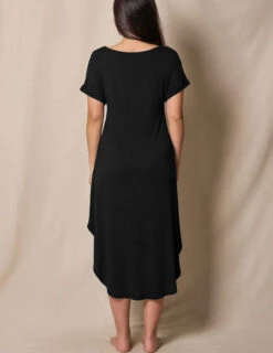Bamboo Sleep Dress - Black -Tops & Tees Sale dress2