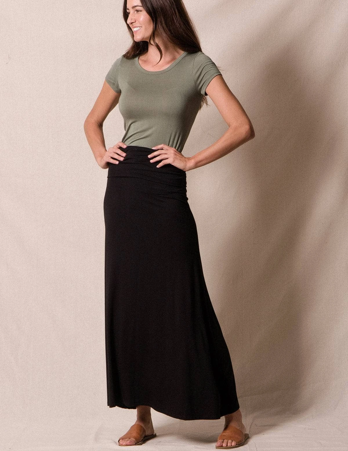 Bamboo Classic Maxi Skirt 6 Bamboo Classic Maxi Skirt - Image 4