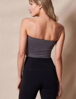 Bamboo Double Layer Bandeau - Grey -Tops & Tees Sale sivana bamboo double layer bandeau grey 32379148435639