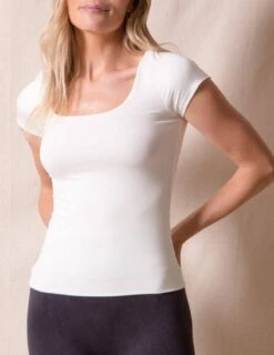 Tops & Tees Sale -Tops & Tees Sale sivana bamboo double layer cap sleeve tee 31620697784503