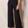 Bamboo Flare Pants - Black -Tops & Tees Sale sivana bamboo flare pants 31097626722487