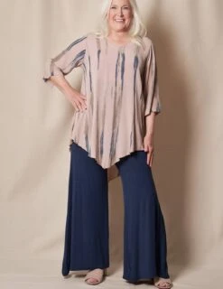 Bamboo Flare Pants - Navy -Tops & Tees Sale sivana bamboo flare pants 32796229632183 24833421 c05e 4893 9d65 52dd991c066f