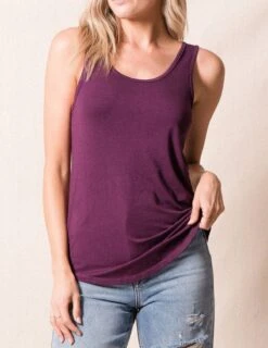 Bamboo / Organic Cotton Hi-Low Tank -Tops & Tees Sale sivana bamboo hi low tank 31914829054135