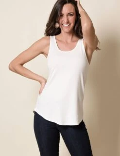 Bamboo / Organic Cotton Hi-Low Tank -Tops & Tees Sale sivana bamboo hi low tank 32129159069879 1