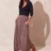 Bamboo Maxi Skirt - Mocha 1 Bamboo Maxi Skirt - Mocha -Tops & Tees Sale sivana bamboo maxi skirt 30483511967927