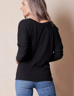 Bamboo/Organic Cotton Long Sleeve Dolman Top -Tops & Tees Sale sivana bamboo organic cotton long sleeve dolman top 32649806839991