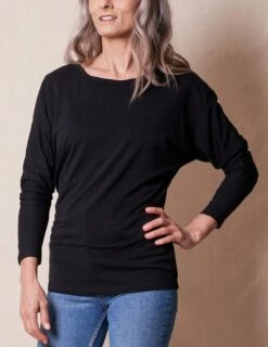Bamboo/Organic Cotton Long Sleeve Dolman Top -Tops & Tees Sale sivana bamboo organic cotton long sleeve dolman top 32649806938295