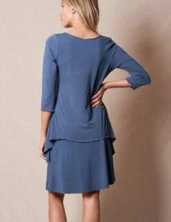 Bamboo / Organic Cotton Sharkbite Tunic - Small And Large Only -Tops & Tees Sale sivana bamboo organic cotton sharkbite tunic 32723281084599