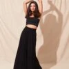 Bamboo Palazzo Pants - Black 1 Bamboo Palazzo Pants - Black -Tops & Tees Sale sivana bamboo palazzo pants 30169435209911