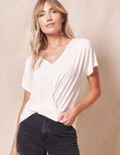 Bamboo Twist Front Top -Tops & Tees Sale sivana bamboo twist front top 30563471065271