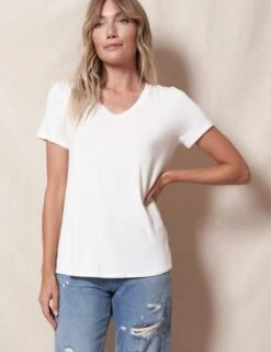 Bamboo V-Neck Tee -Tops & Tees Sale sivana bamboo v neck tee 31098360037559