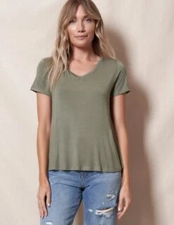 Bamboo V-Neck Tee -Tops & Tees Sale sivana bamboo v neck tee 31098360398007