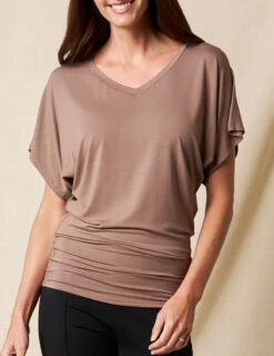 Bamboo Dolman Tunic - Mocha
