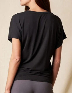 Bamboo Dolman Tunic - Black 10 Bamboo Dolman Tunic - Black -Tops & Tees Sale sivana01295899 final