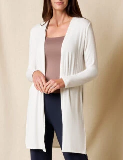 Bamboo Yoga Wrap - Soft White -Tops & Tees Sale sivana01295976 final
