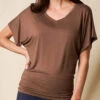 Bamboo Dolman Tunic - Chocolate -Tops & Tees Sale sivana01296029 final 60f24f67 398f 4782 85c6 066fb9dc4f58