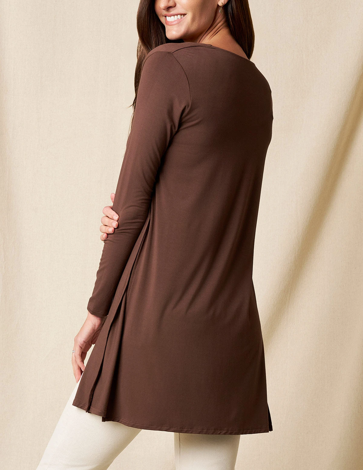 Bamboo Yoga Wrap - Coffee 5 Bamboo Yoga Wrap - Coffee - Image 3