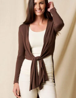 Bamboo Yoga Wrap - Coffee