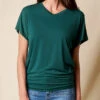 Bamboo Dolman Tunic - Teal -Tops & Tees Sale sivana01296252 final1