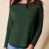 Bamboo Dolman Long Sleeve Tee - Woodland -Tops & Tees Sale sivana01296291 final