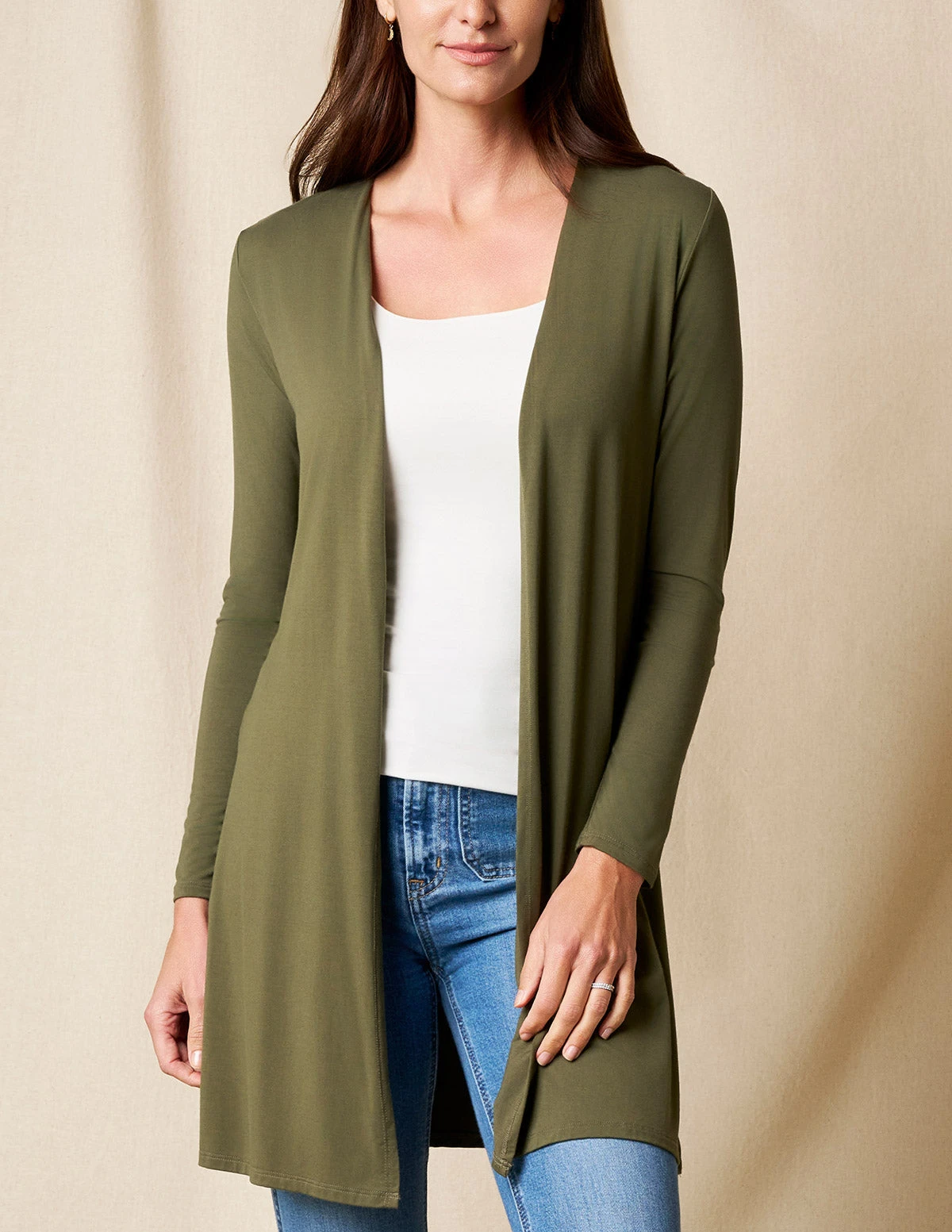 Bamboo Yoga Wrap - Olive 3 Bamboo Yoga Wrap - Olive