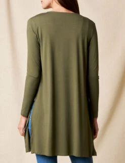 Bamboo Yoga Wrap - Olive 8 Bamboo Yoga Wrap - Olive -Tops & Tees Sale sivana01296344 final