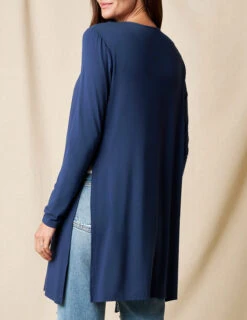 Bamboo Yoga Wrap - Navy -Tops & Tees Sale sivana01296635 final