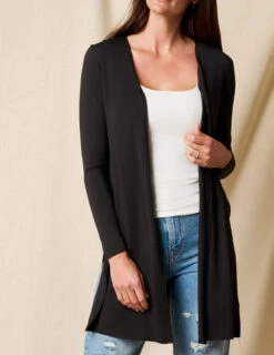 Bamboo Yoga Wrap - Black -Tops & Tees Sale sivana01296647 final