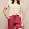 Bamboo Sleep Shorts - Burgundy Rose -Tops & Tees Sale sivana02131929 final